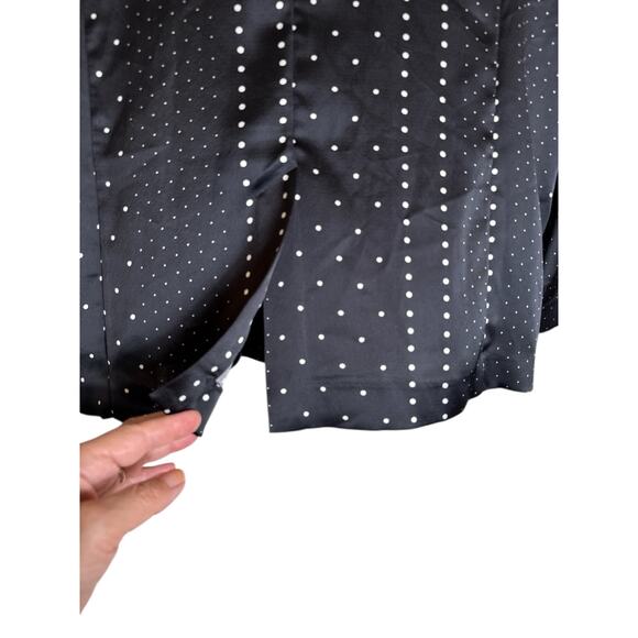 Victoria's Secret Women's Jacquard Polka Dot Sleep Night Shirt Size L Inky Navy - Picture 8 of 10